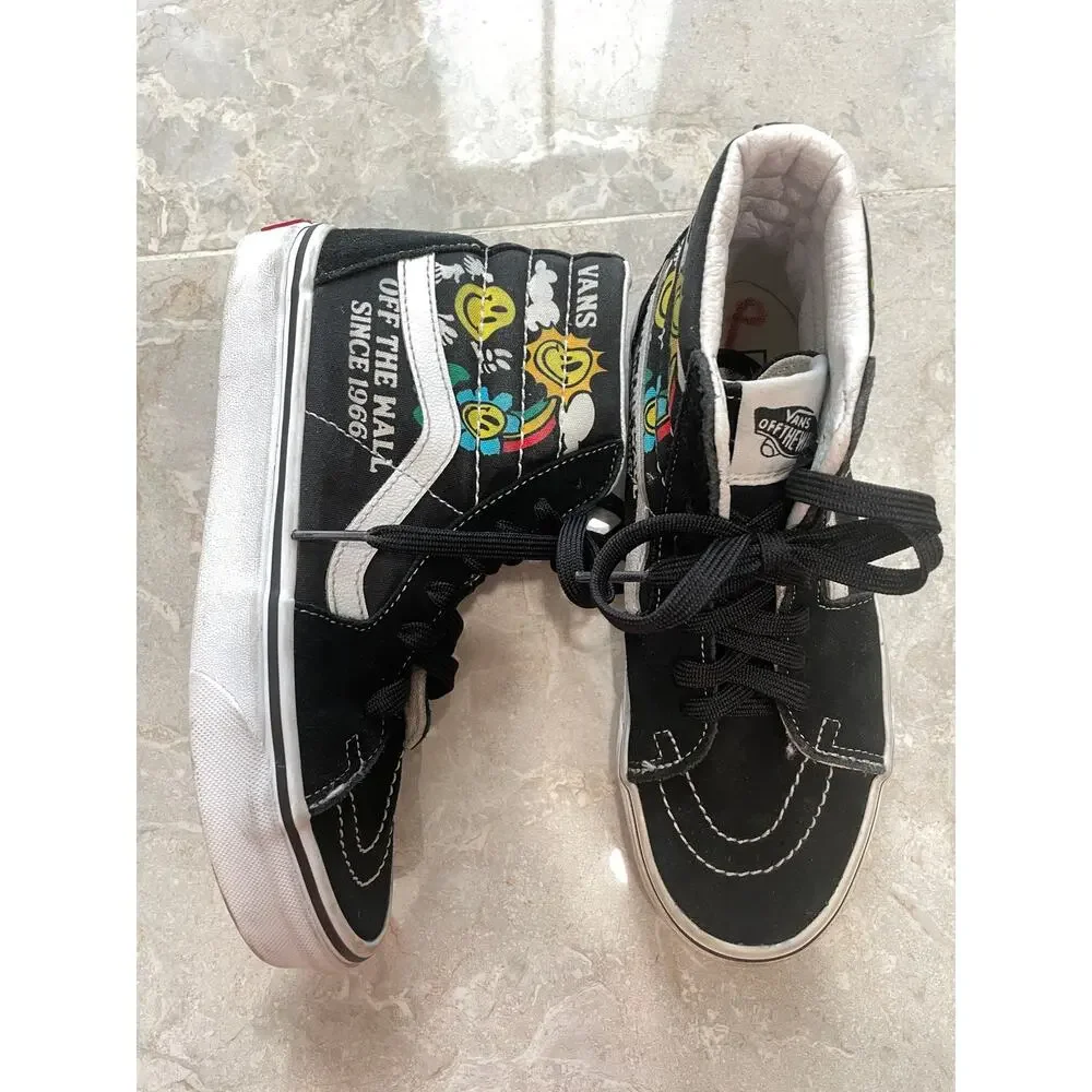 Vans Project X Better Day SK8-Hi Skate Shoes Mens 4.5 Womens 6 Black White